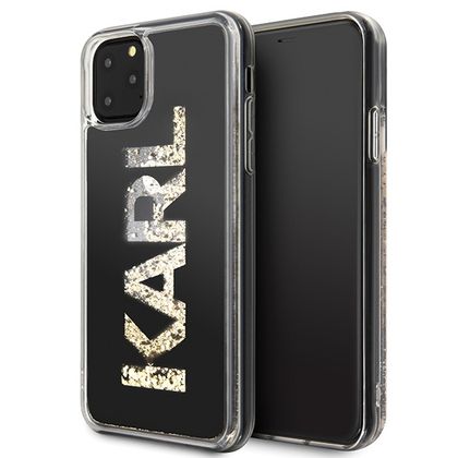 Karl Lagerfeld KLHCN65KAGBK iPhone 11Pro Max czarny/black Karl logo Glitter