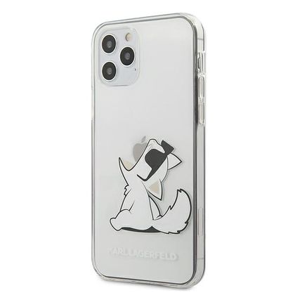 Karl Lagerfeld KLHCP12MCFNRC iPhone 12/12 Pro 6,1" transparent hardcase Choupette Fun