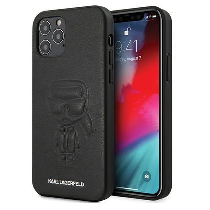 Karl Lagerfeld KLHCP12MPCUIKBK iPhone12/12 Pro 6,1" czarny/black hardcase Karl Ikonik Outline