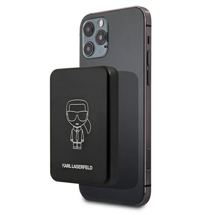 Karl Lagerfeld Powerbank indukcyjnyKLPBMSOIBK 3000mAh MagSafe
