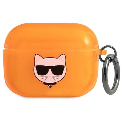 Karl Lagerfeld KLAPUCHFO AirPods Procover pomarańczowy/orange Choupette