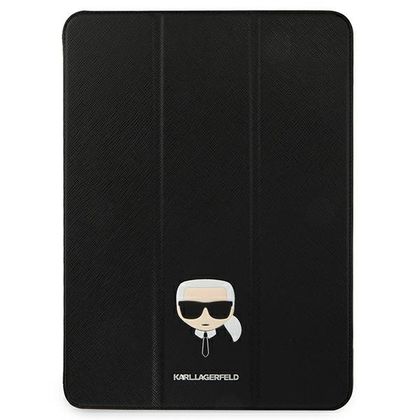 Karl Lagerfeld KLFC11OKHK iPad 11" Pro2021 Book Cover czarny/black Saffiano Karl Head