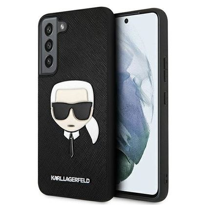 Karl Lagerfeld KLHCS22SSAKHBK S901 S22czarny/black hardcase Saffiano Ikonik Karl`s Head