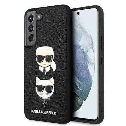 Karl Lagerfeld KLHCS22SSAKICKCBK S22S901 czarny/black Saffiano Karl & Choupette Head