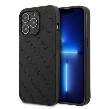 Karl Lagerfeld KLHCP13LPTLK iPhone 13Pro / 13 6,1" hardcase czarny/black Perforated Allover