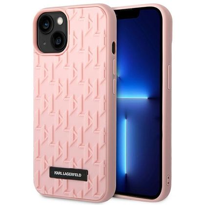 Karl Lagerfeld KLHCP14MRUPKLPP iPhone 14 Plus / 15 Plus 6,7" hardcase różowy/pink 3D Monogram