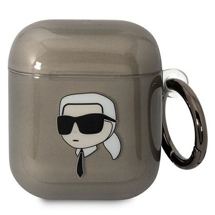 Karl Lagerfeld KLA2HNIKTCK AirPods 1/2cover czarny/black Karl`s Head