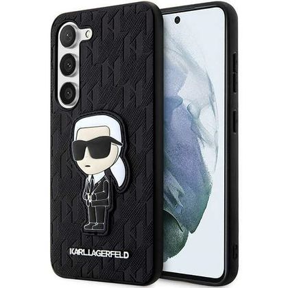 Karl Lagerfeld KLHCS23SSAKLHKPK S23 S911hardcase czarny/black Saffiano Monogram Ikonik