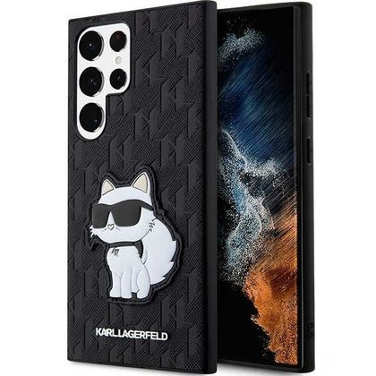Karl Lagerfeld KLHCS23LSAKLHCPK S23Ultra S918 hardcase czarny/black Saffiano Monogram Choupette