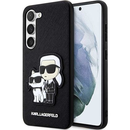 Karl Lagerfeld KLHCS23SSANKCPK S23 S911hardcase czarny/black Saffiano Karl & Choupette