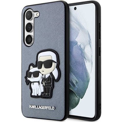 Karl Lagerfeld KLHCS23SSANKCPG S23 S911hardcase szary/grey Saffiano Karl & Choupette