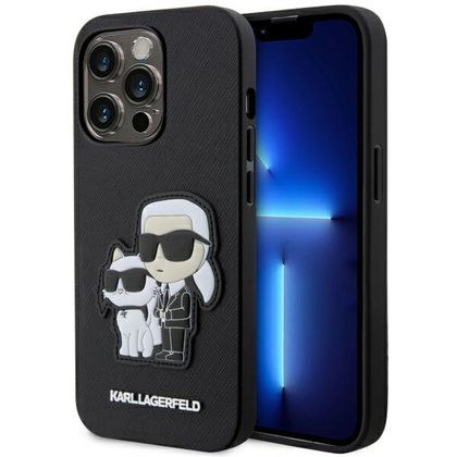 Karl Lagerfeld KLHCP14XSANKCPK iPhone 14Pro Max 6.7" hardcase czarny/black Saffiano Karl & Choupette