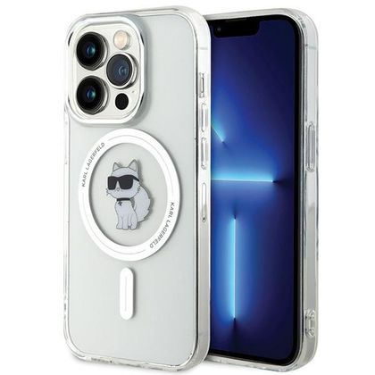 Karl Lagerfeld KLHMP15LHFCCNOT iPhone 15Pro 6.1" transparent hardcase IML Choupette MagSafe