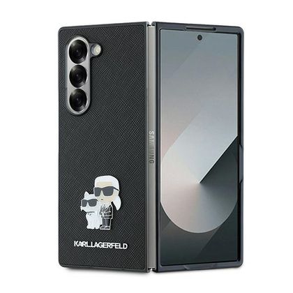 Karl Lagerfeld KLHCZFD6SAPKCNPK Z Fold6 F956 czarny/black hardcase Saffiano Metal Pin
