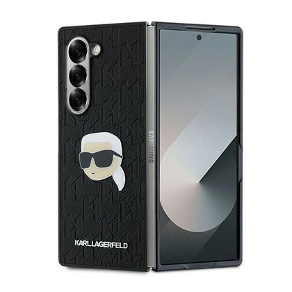 Karl Lagerfeld KLHCZFD6PGKSKIHK Z Fold6 F956 czarny/black hardcase Saffiano Monogram Head Pin