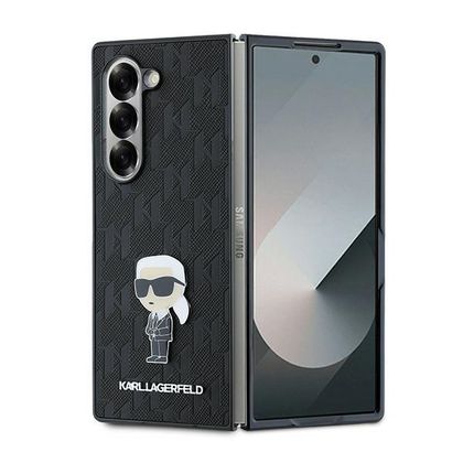 Karl Lagerfeld KLHCZFD6SAPKINPKK Z Fold6 F956 czarny/black hardcase Saffiano Ikonik Pin