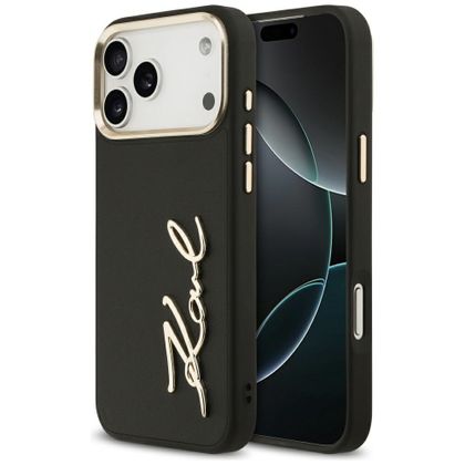 Etui Karl Lagerfeld Karl Script Logo do iPhone 17 Pro Max / 18 Pro Max czarny