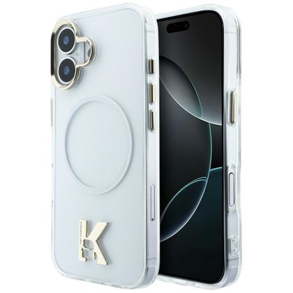 Etui Karl Lagerfeld IML K Head Logo MagSafe do iPhone 17 przezroczysty