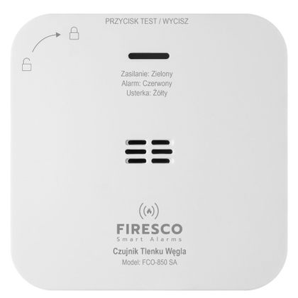 Czujnik tlenku węgla Firesco FCO-850 SA