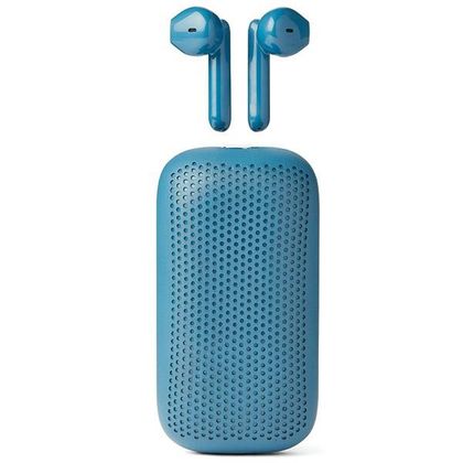 Lexon Speakerbuds Słuchawkibezprzewodowe z głośnikiem bluetooth niebieski/blue LA127B