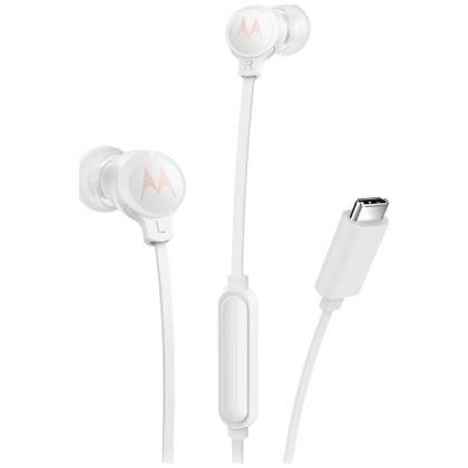 Słuchawki douszne Motorola Earbuds 3C-S USB-C biały