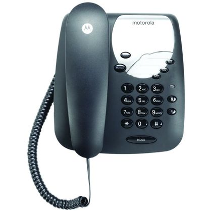 Telefon stacjonarny ścienny Motorola CT1 czarny