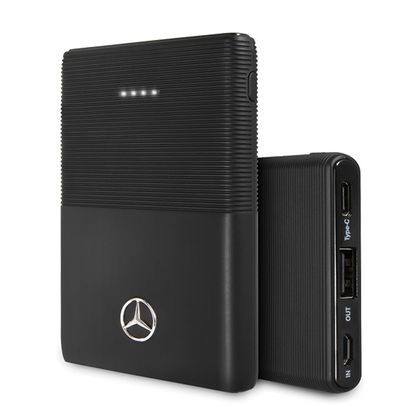 Mercedes Powerbank MEPB5KAESBK 5000 mAhczarny/black