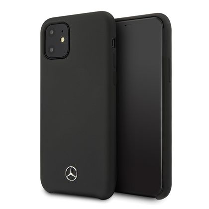 Mercedes MEHCN61SILBK iPhone 11 6,1"/ Xr hardcase czarny/black Silicone Line