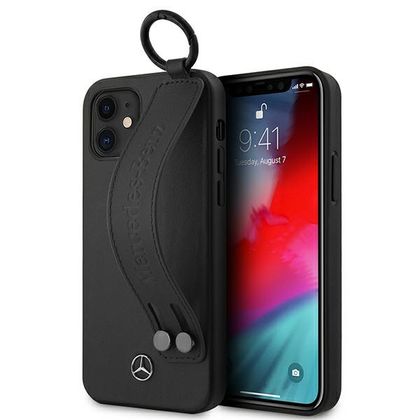 Mercedes MEHCP12SLSSBK iPhone 12 mini5,4" czarny/black hardcase Strap Line
