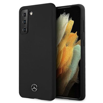 Mercedes MEHCS21MSILBK S21+ G996czarny/black hardcase Silicone Line
