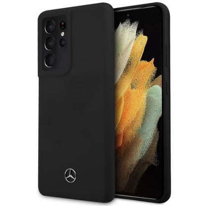 Mercedes MEHCS21LSILBK S21 Ultra G998czarny/black hardcase Silicone Line