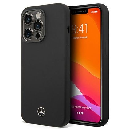 Mercedes MEHMP14XSILBK iPhone 14 Pro Max6,7" czarny/black hardcase Silicone Line Magsafe