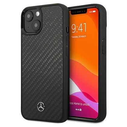 Mercedes MEHCP15SRCABK iPhone 15 / 14 / 13 6.1" czarny/black hardcase Carbon Fiber Dynamic