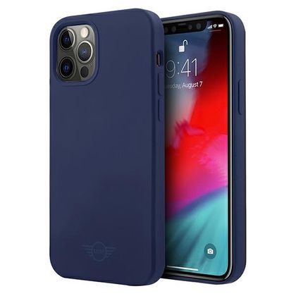 Mini MIHCP12MSLTNA iPhone 12/12 Pro 6,1"granatowy/navy hard case Silicone Tone On Tone