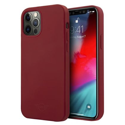Mini MIHCP12MSLTRE iPhone 12/12 Pro 6,1"czerwony/red hard case Silicone Tone On Tone