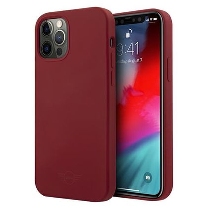 Mini MIHCP12LSLTRE iPhone 12 Pro Max6,7" czerwony/red hard case Silicone Tone On Tone