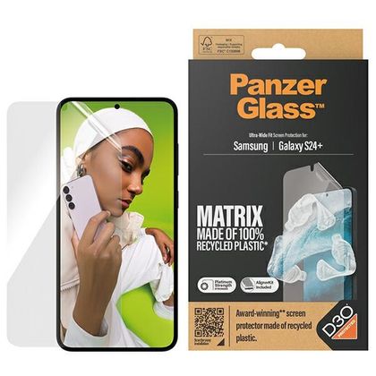 PanzerGlass Ultra-Wide Fit Sam S24+ S926D3O Matrix Screen Protection 7354 z aplikatorem