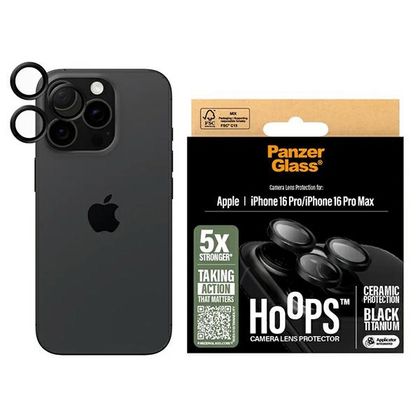 PanzerGlass Hoops Ceramic LensProtector iPhone 16 Pro 6.3" / 16 Pro Max 6.9" 1282