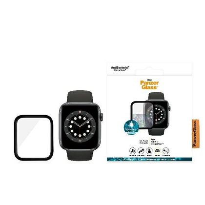 PanzerGlass Curved Apple Watch 4/5/6/SE44mm Antibacterial czarny/black