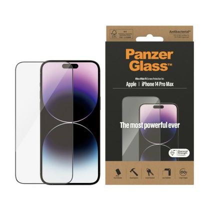 PanzerGlass Ultra-Wide Fit iPhone 14 ProMax 6,7" Screen Protection Antibacterial 2774
