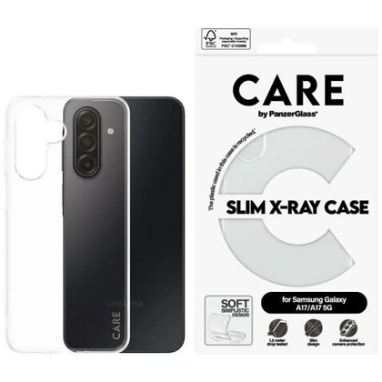 Etui CARE by PanzerGlass Fashion X-Ray do Samsung Galaxy M17 5G / A17 / A17 5G przezroczysty