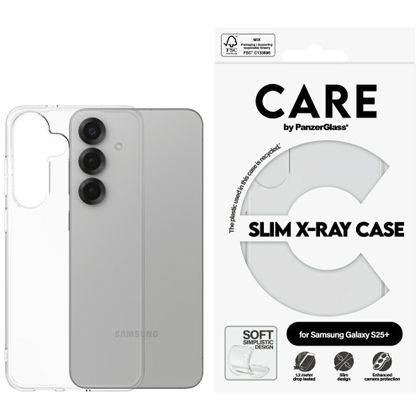 Etui CARE by PanzerGlass Fashion X-Ray do Samsung Galaxy S25+ przezroczysty