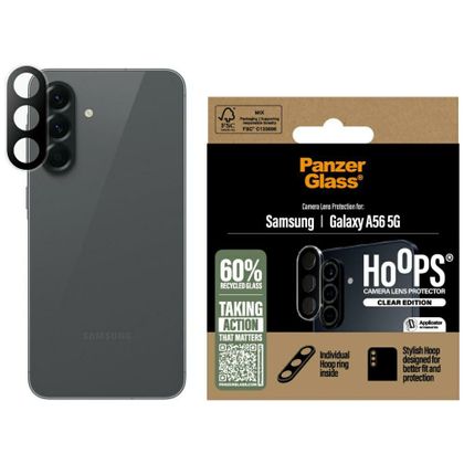 Szkło hartowane na obiektyw PanzerGlass Hoops Lens Protector do Samsung Galaxy A56 5G przezroczysty