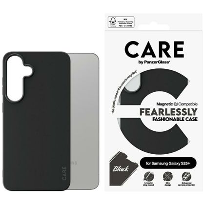 Etui CARE by PanzerGlass Fashion QI do Samsung Galaxy S25+ czarny