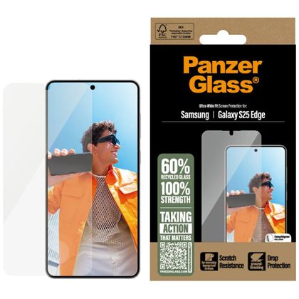 Szkło hartowane PanzerGlass Ultra-Wide Fit do Samsung Galaxy S25 Edge