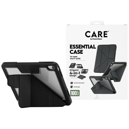 Etui Care by PanzerGlass Y fold do iPad 11" (2025) czarny