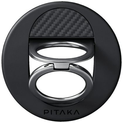 Uchwyt magnetyczny PITAKA MagEZ Grip 3 MagSafe do telefonu czarno szary