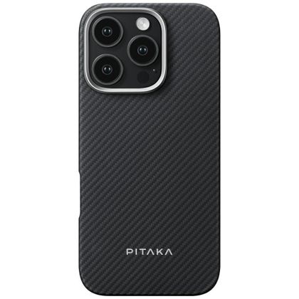 Etui PITAKA Ultra-Slim MagSafe do iPhone 16 Pro Max czarno szary