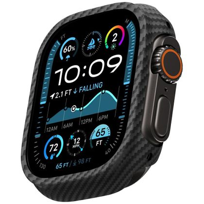 Etui PITAKA Air Case do Apple WatchUltra 1/2/3 (49 mm) czarno-szary