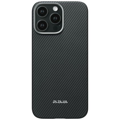 Etui PITAKA Ultra-Slim PitaTap MagSafe do iPhone 16 Pro czarno szary